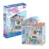 Cubic Fun 3D Casuta papusilor - Vila de la mare, 112 piese