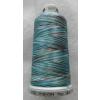 Madeira Ata de brodat polyneon Multi Blue/Brown