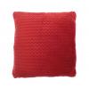 Country Club Chevron Fleece Red 55x55 cm