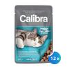 Calibra Pachet Plicuri Cat Pastrav si Somon in sos 12 x 100 g