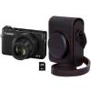 Canon PowerShot G7 X Mark II (Negru) + Husa DCC-1880 + Card 8GB 1066C013AA