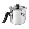 Barton Steel Oala lapte, 3 l, capac inclus