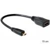 Delock HDMI micro D tata la HDMI A mama 65391
