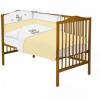 Ceba Baby Lenjerie de pat cu 3 piese Zebra Galben