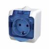 Schneider Electric WDE000543 - Cedar Plus - single socket transparent lid, white