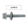SAPHIR SURUBURI PERFORATOARE RAL9010-ALB 4.8X35MM, 250/SET