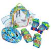 Saica Patine cu rotile reglabile, protectii si casca Paw Patrol, Marime 24-29