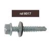 SAPHIR SURUBURI PERFORATOARE RAL8017-MARONIU 4.8X35MM, 250/SET