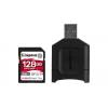 Kingston Canvas React Plus SDXC 128GB, CL10 + Card Reader MLPR2/128GB