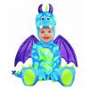 Amscan Costum Bebe Dragon Albastru