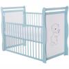 BabyNeeds Jas Ursulet cu Laterala Culisanta 120x60 cm + Saltea 12 cm