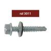 SAPHIR SURUBURI PERFORATOARE RAL3011-BORDO 4.8X35MM, 250/SET