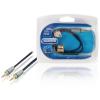 Bandridge Cablu profesional 0.5m Jack 3.5mm Stereo tata - 3.5mm Stereo tata