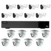 Q-see Kit QTH165-8(DandES)5 (DVR 16 canale + 16 Camere Video)