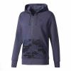 Adidas ESS AOP FZ B Bleumarin