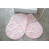 Chilai Home Set 3 covorase baie, Alessia Home, Bonne - Pink