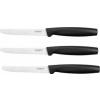 Fiskars Set 3 cutite de masa Functional Form Negre 1014279