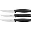Fiskars Set 3 cutite pentru friptura Functional Form Negre 1014280