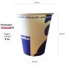 Lavazza Siba 6oz pahare carton set 50 buc