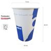 Lavazza Siba 7oz pahare carton set 50 buc