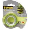 SCOTCH Banda adeziva decorativa, verde, dispenser