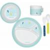 BabyMoov A005510 Set de hranire 5 piese Bamboo Azur