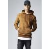 Urban Classics Imitation Suede Hoody Bronze