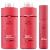 Wella Pachet pentru Par Vopsit Aspru Invigo Color Brilliance - Sampon, Balsam, Spray