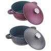 Bergner Cratita din aluminiu turnat cu invelis Greblon Ceramic gri (BG 1964)