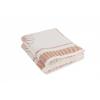 Bahar Tekstil Set 2 prosoape bumbac 100% cu tesatura jacquard 50x100cm, Durga crem