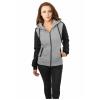 Urban Classics Hanorace urban cu fermoar si maneci imitatie piele