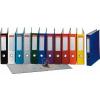 Esselte Biblioraft A4, plastIfiat PP, margine metalica, 75 mm, Economy - gri