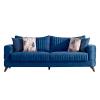 Heinner HR-S2KAPPA-BLU, 2 locuri, 180 x 100 x 78 cm, model Kappa Blue, Albastru
