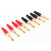 Black Rhodium Gold Plated Z Plugs