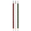 Centrum Creion cu guma, HB, corp gradat rigla 15 cm 88006