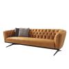 Heinner HR-S3SOPR-CML, 3 locuri, 225 x 95 x 70 cm, model Soprano Camel, Maro