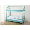 BabyNeeds 3 piese 160x80 cm, Alb cu stelute albastru deschis