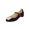 ZARA Pantofi Mary Dark Red 7266201022