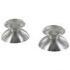 ZedLabz Alloy Metal Thumb Stick Replacements Silver 2 Pcs Ps4