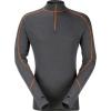 Trekmates Bluza corp Merino Contrast man Zip Top-XLarge-Graphite/orange