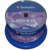 Verbatim DVD+R Double Layer 8x Matt Silver 50pk Spindle 43758