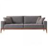 Heinner HR-S3DANTE-GREY, 3 locuri, 220 x 83 x 83 cm, model Dante, Gri inchis