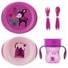 Chicco Set complet hranire Girl, 12luni+