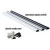 Black Connect Management Cabluri din Aluminiu 110cm Alb