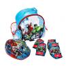 Saica Set accesorii protectie bicicleta role trotineta Avengers