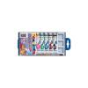 Daco Tempera 7 culori 12ml/culoare Universal 28 bucati