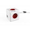 Allocacoc Prelungitor PowerCube Extended USB 1402RD, 1.5 metri, Red