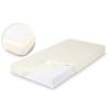 BabyMatex Cearceaf din bambus 100% cu elastic 120x60 cm Crem