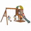Big Backyard Spatiu de joaca din lemn Ainsley cu leagane Kidkraft