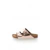 Birkenstock Papuci de piele Arizona 952093-METALLIC-COPPER